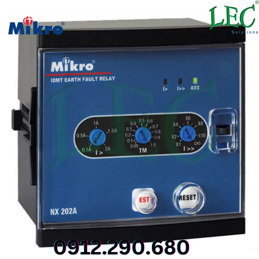 Rơ le bảo vệ chạm đất Mikro NX202A-240A