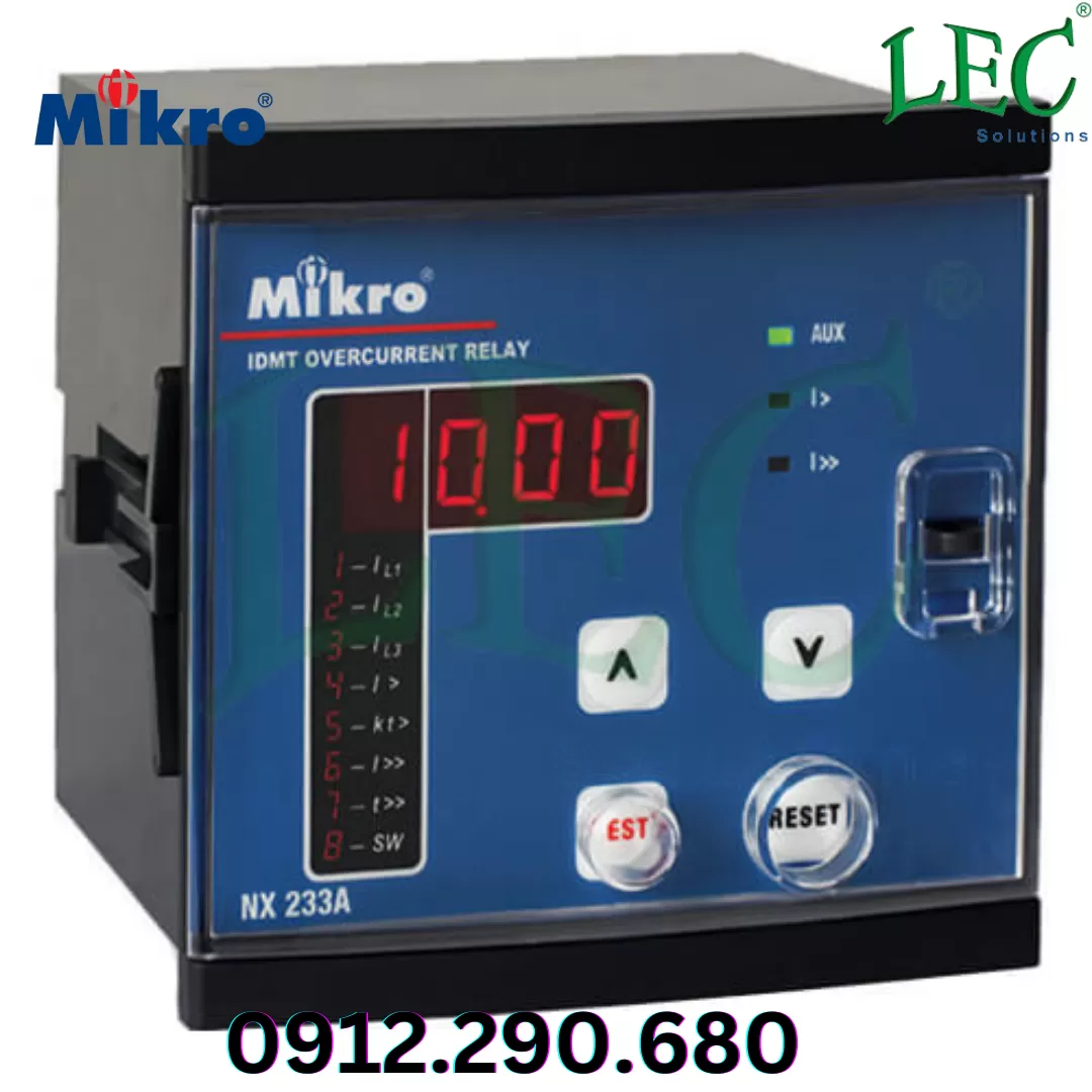 Rơ le bảo vệ quá dòng Mikro NX233A-240A