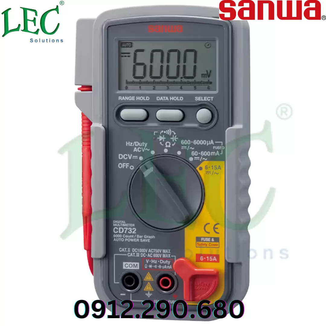 Đồng hồ vạn năng điện tử Sanwa CD732