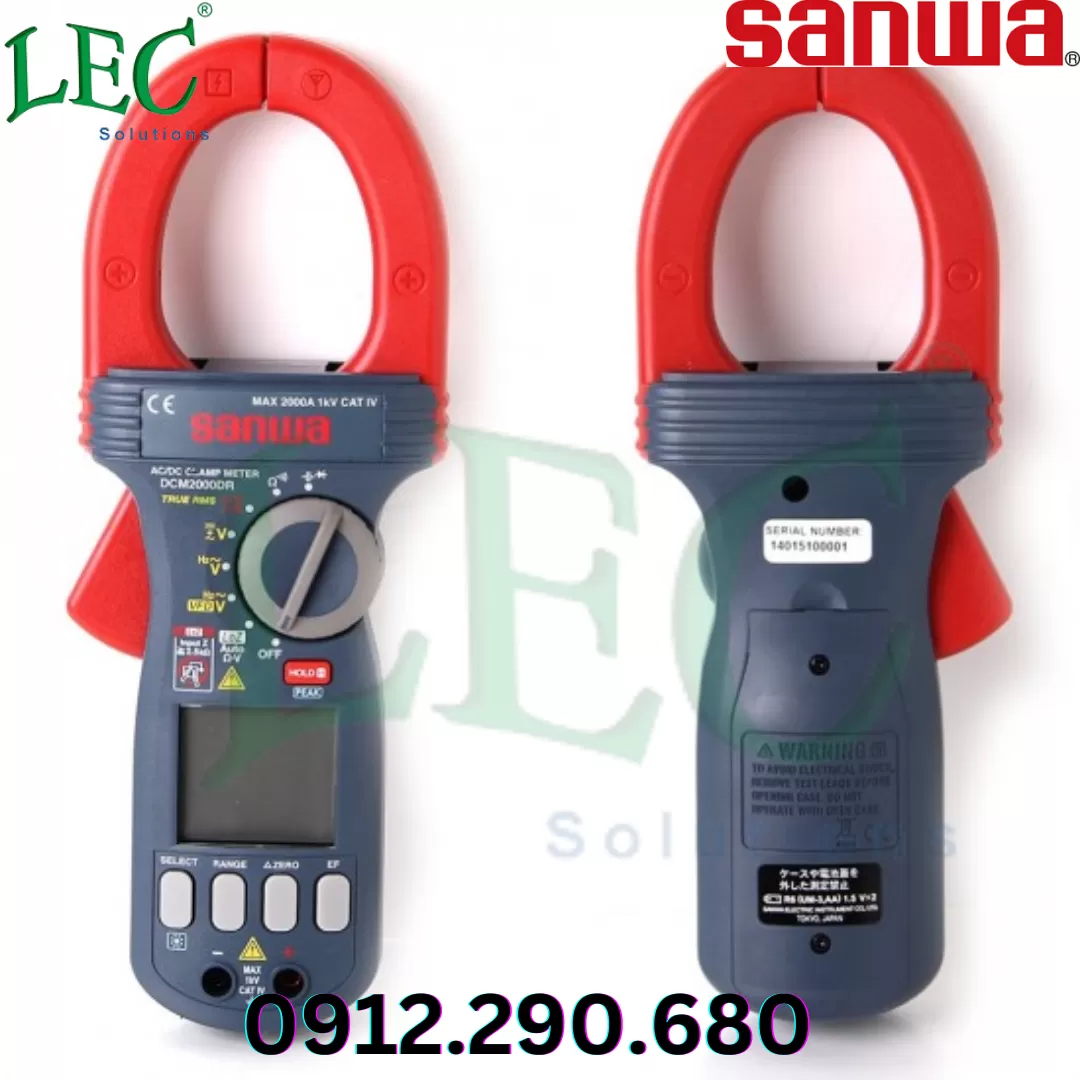 Ampe kìm đo dòng sanwa DCM2000DR