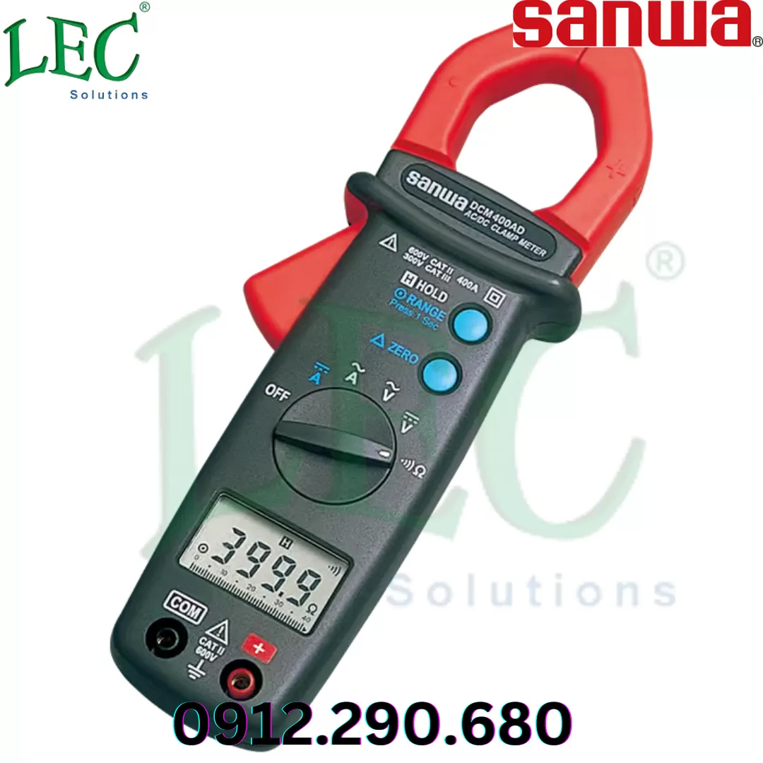 Ampe kìm đo dòng sanwa DCM400