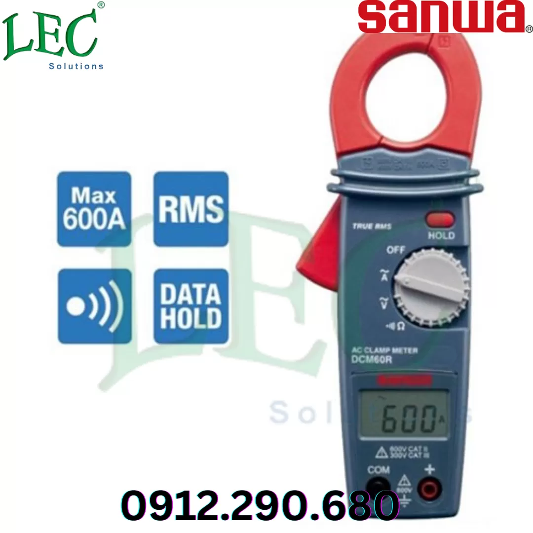 Ampe kìm đo dòng sanwa DCM60R