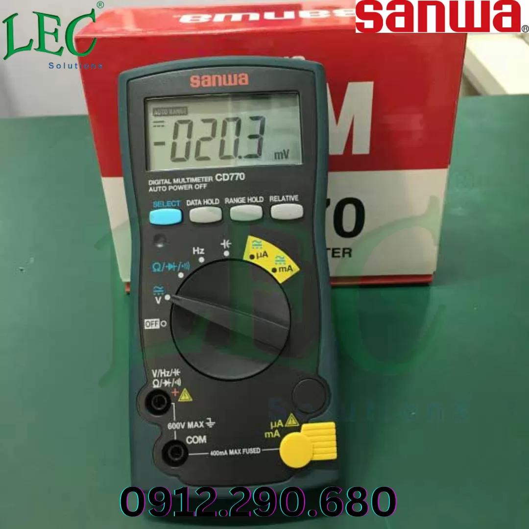Đồng hồ vạn năng điện tử Sanwa PC700