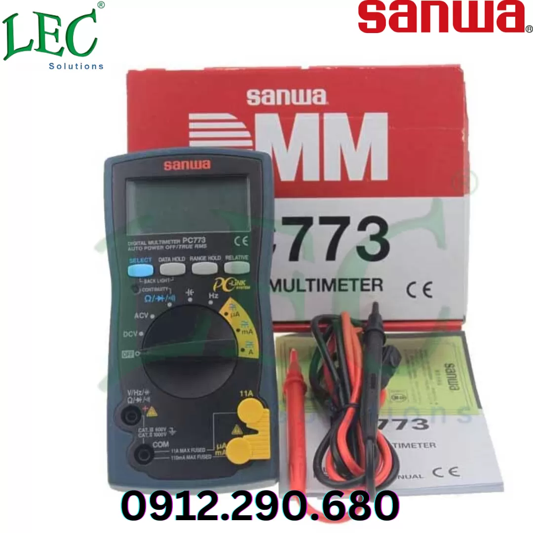 Đồng hồ vạn năng điện tử Sanwa PC773