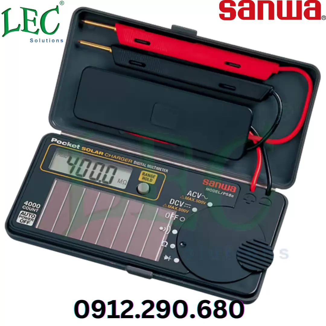 Đồng hồ vạn năng điện tử Sanwa PS8a