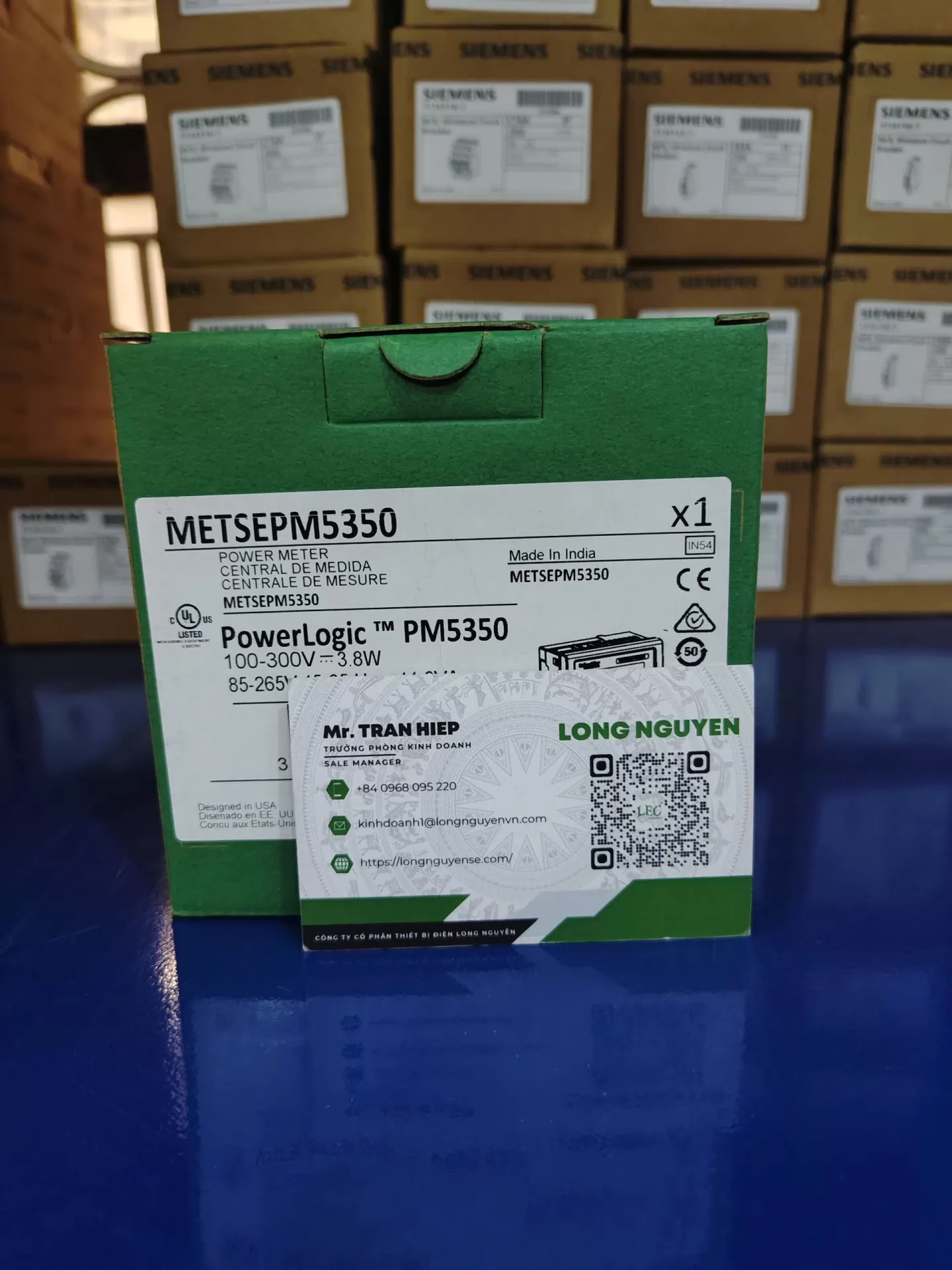 Đồng hồ đo năng lượng  METSEPM5350 với THD, có báo động