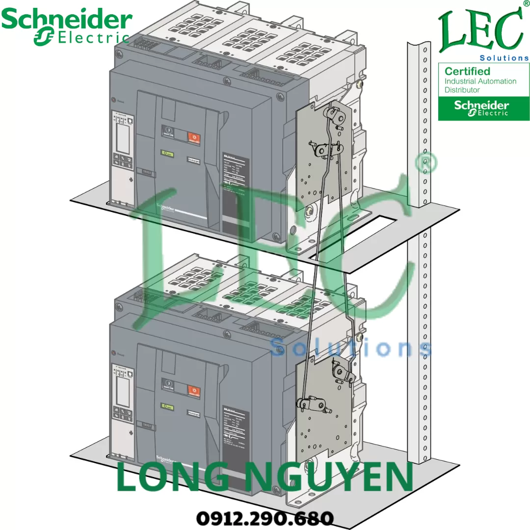 Bộ khóa liên động cơ khí, Masterpact NW08 đến NW63 loại Fix