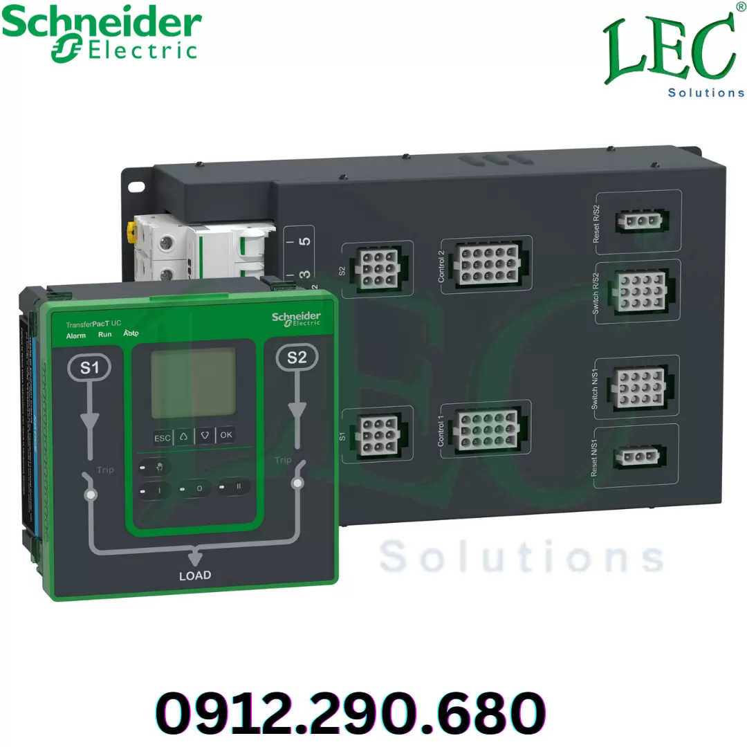 Bộ điều khiển TUC2BMS052D02E TransferPacT UC,440V ,440V MCH, dùng cho NS/NSX/MTZ 100-1600A