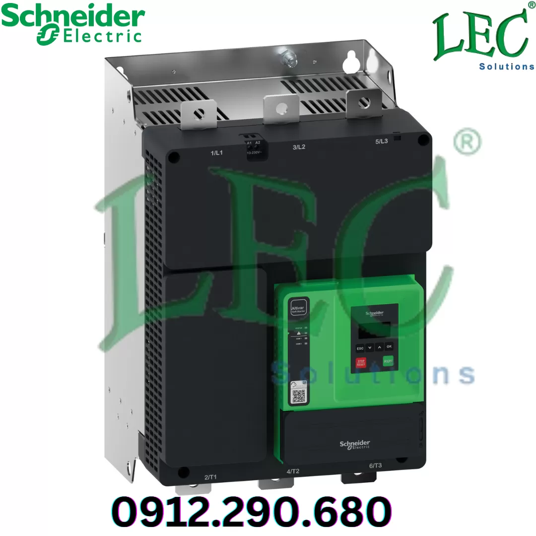 Khởi động mềm Schneider ATS430C59S6 3P 590A 208...600V AC, Us 110...230V AC