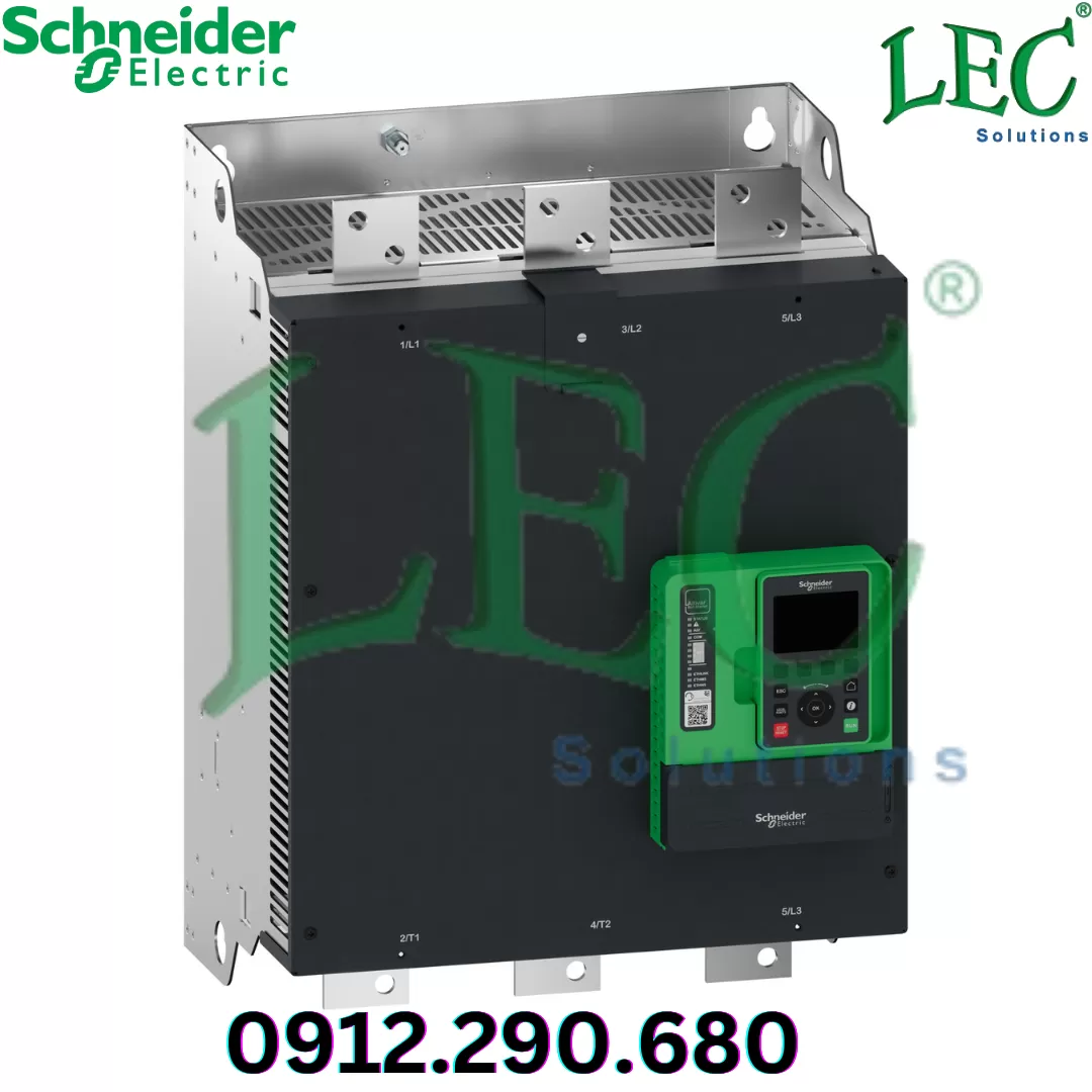 Khởi động mềm Schneider ATS490M12Y 3P 1200A 208...600V AC, Us 110...230V AC