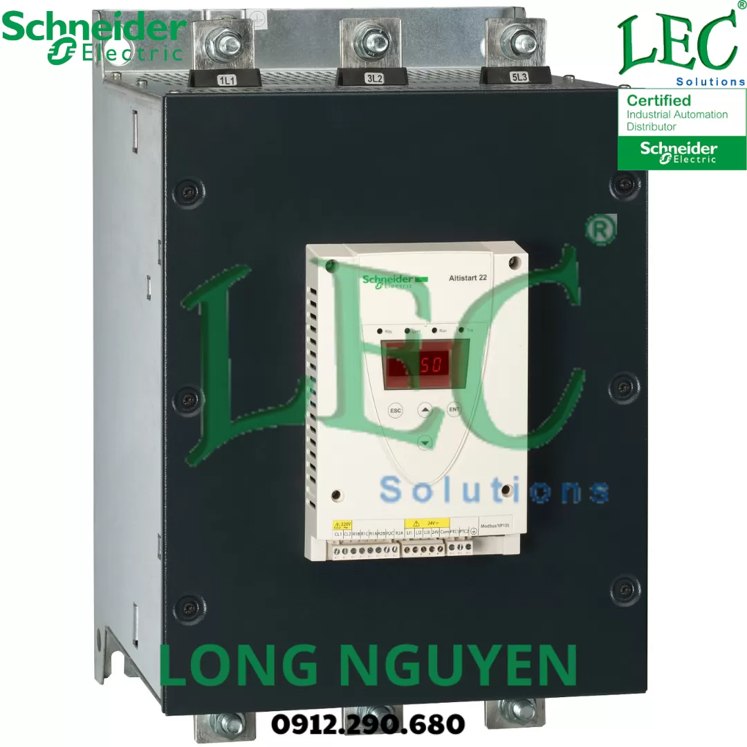 Hướng dẫn cài đặt khởi động mềm ATS22 Schneider đơn giản nhất