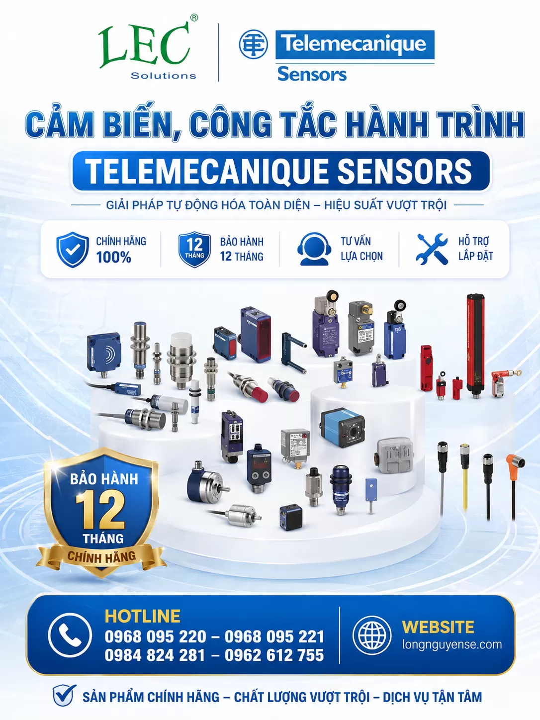 Telemecanique Sensors Schneider Electric - Cảm Biến, Công Tắc Hành Trình Chính Hãng
