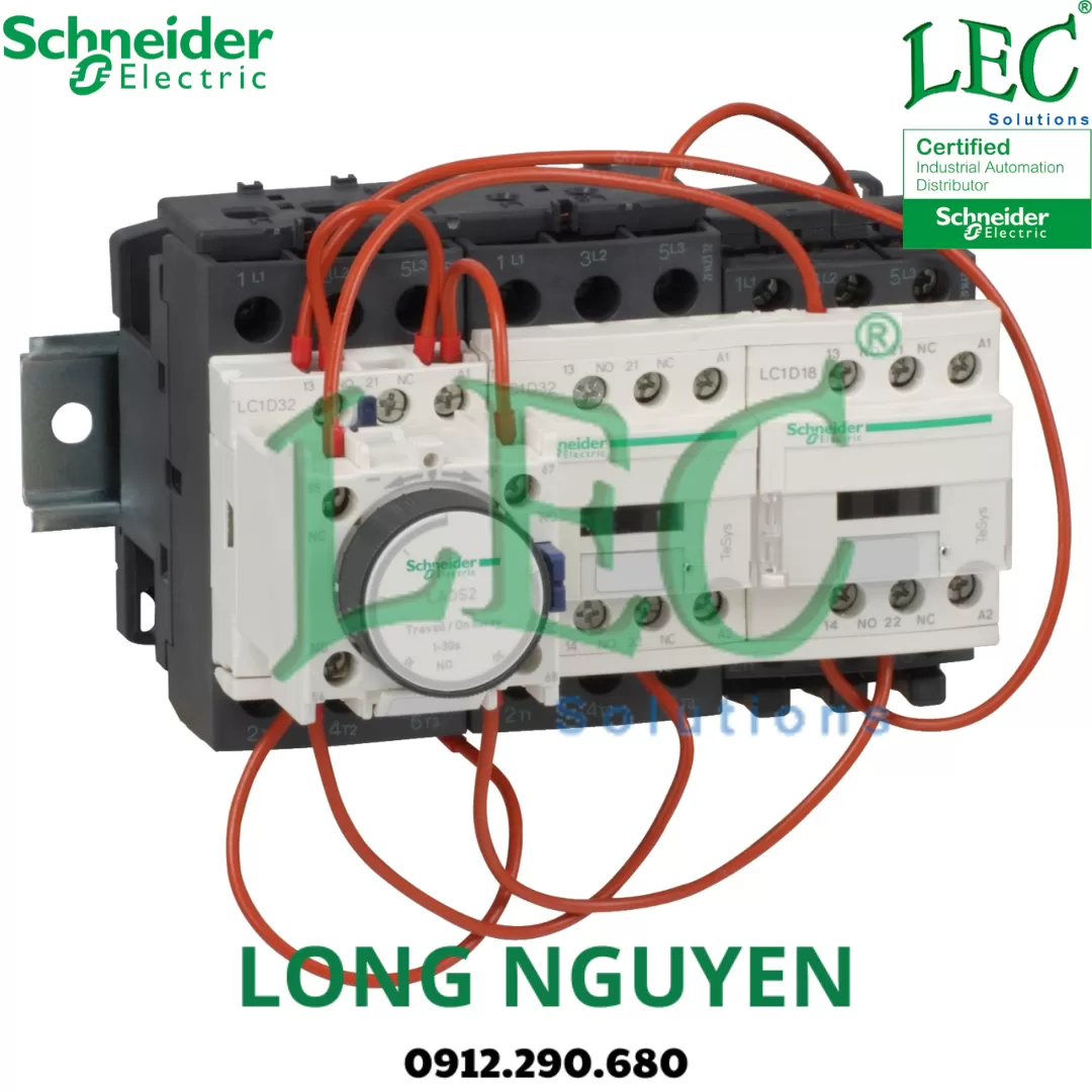 LC3D80F7 - Bộ khởi động sao tam giác, TeSys Deca, 3x3P(3NO),80A