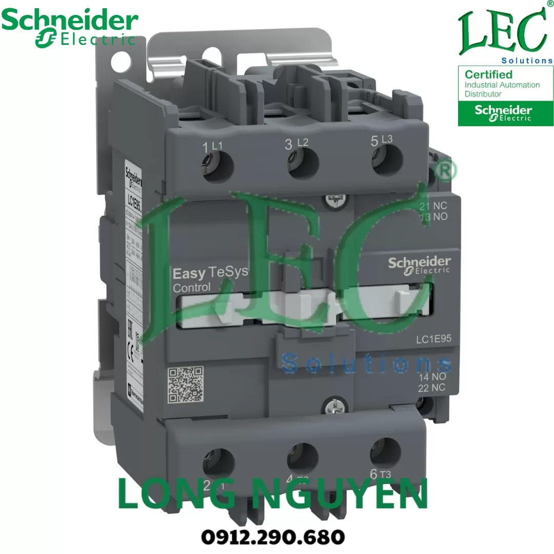 Khởi động từ LC1E40M5 - 3P 18,5KW 220VAC