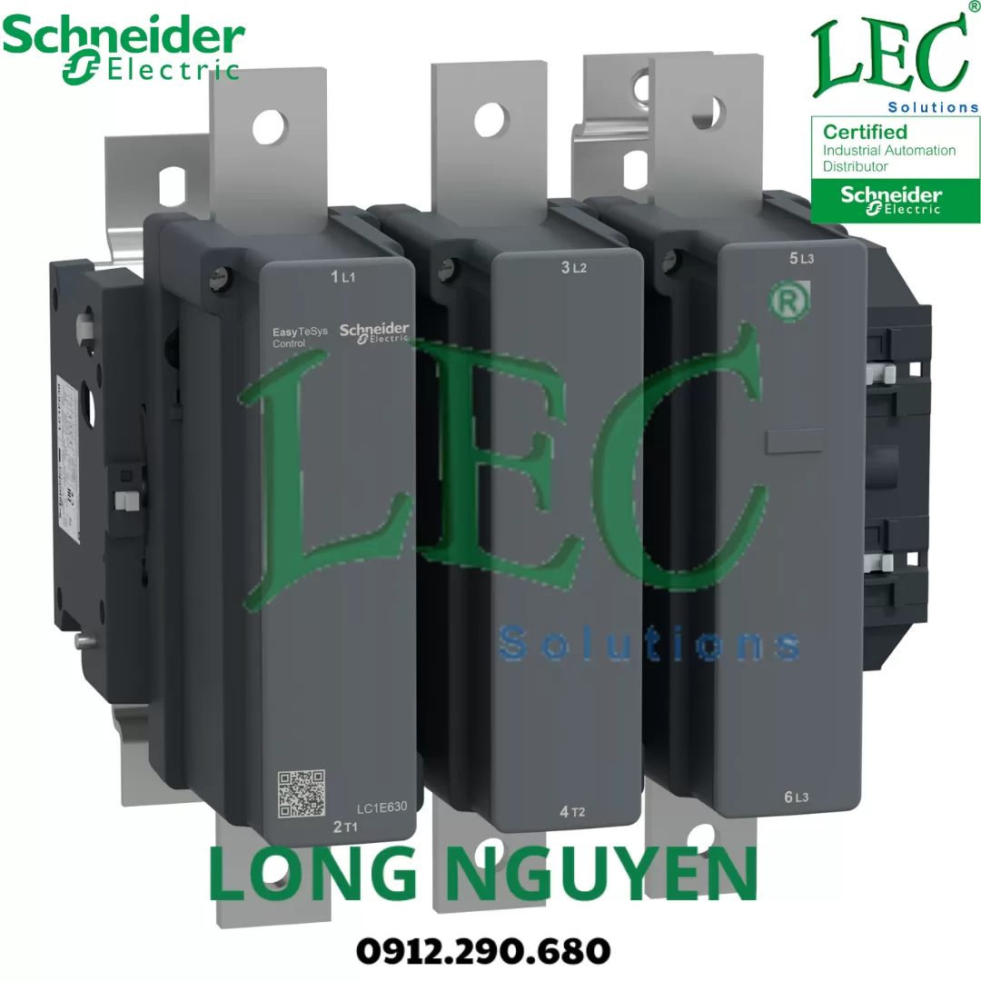 Khởi động từ Schneider LC1E630Q7 3P 630A 380VAC
