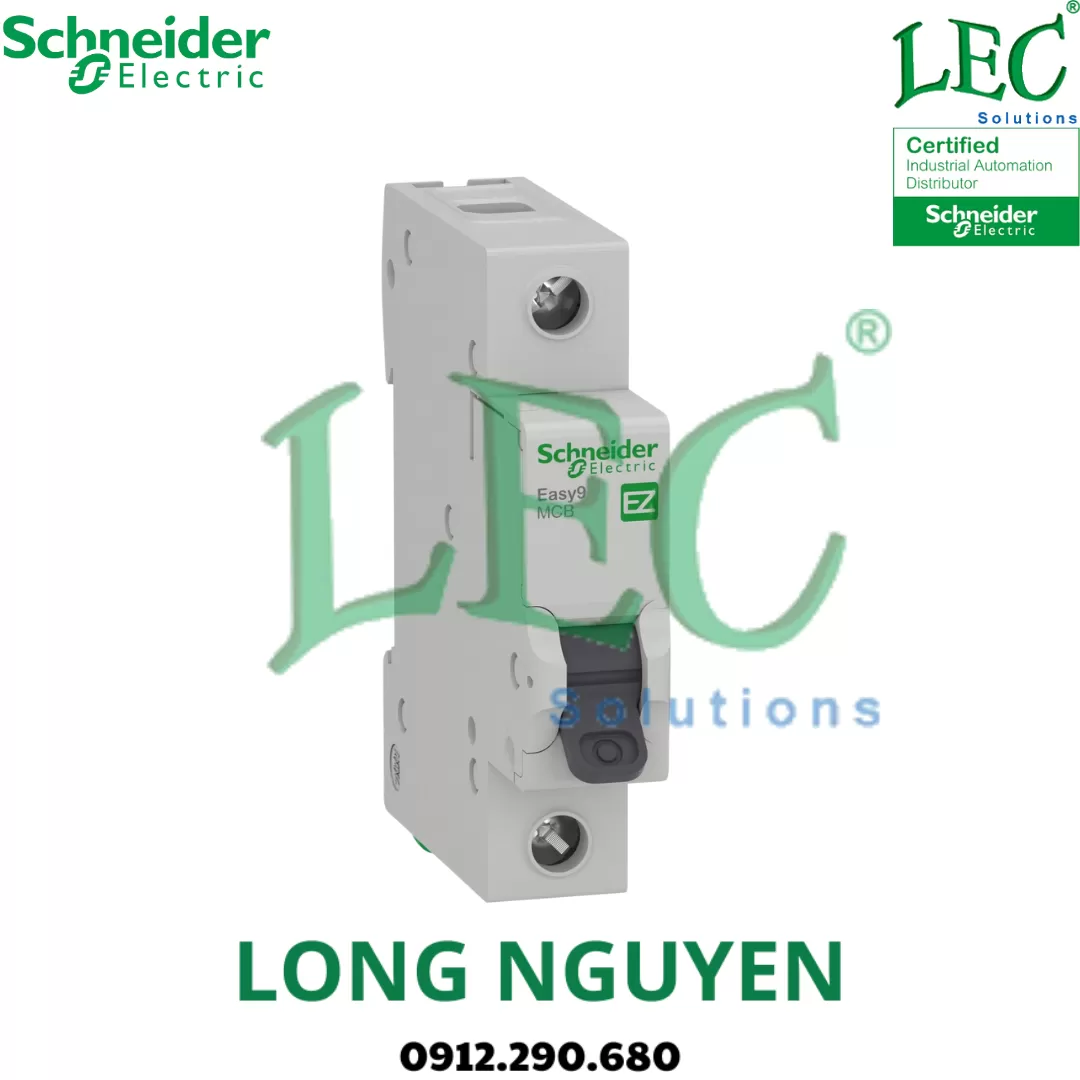 EZ9F34163 - Cầu dao tự động Easy9 1P 63A 4,5kA C