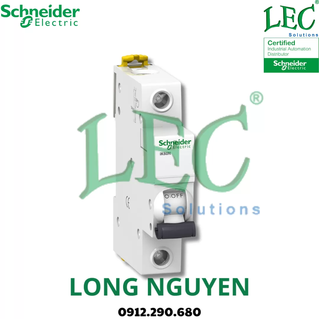 A9K27125 - Cầu dao tự động (MCB) Acti9 iK60N 1P 25A 6kA C