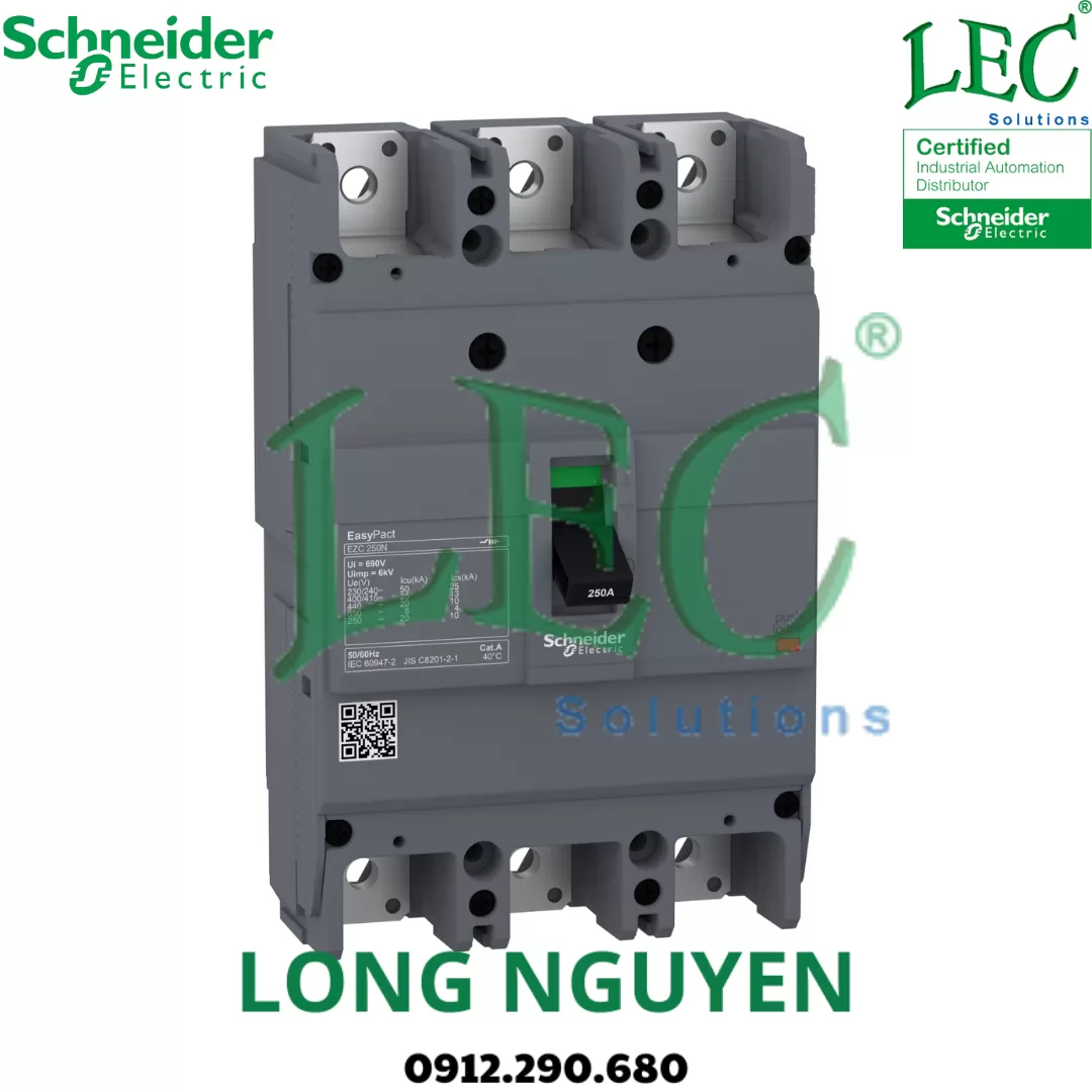 Cầu dao tự động MCCB EZC250F3250 - 3P 250A 18kA