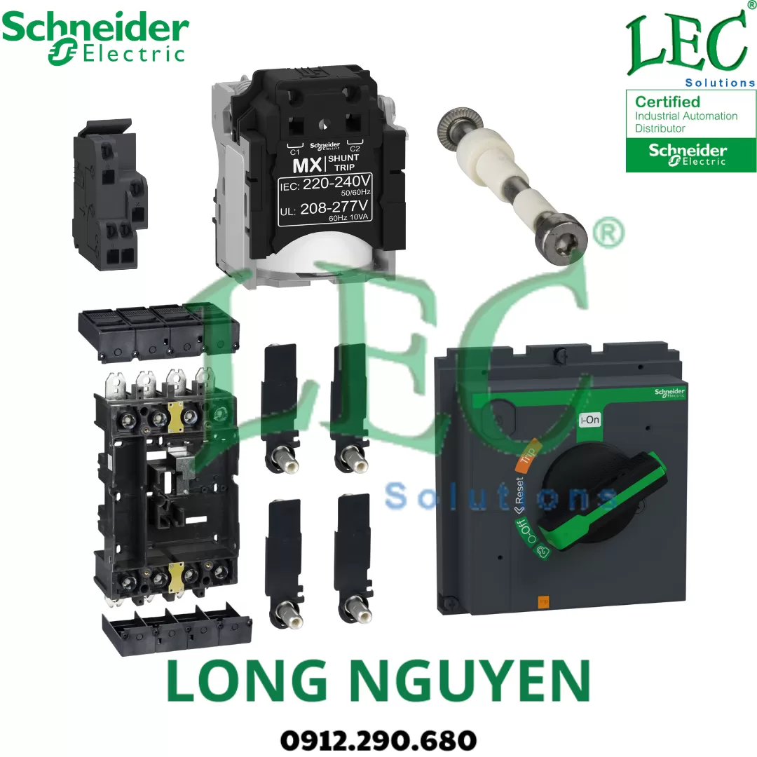 Cuộn bảo vệ thấp áp MN có thời gian trễ 220-240Vac NSX100/630 - LV429427