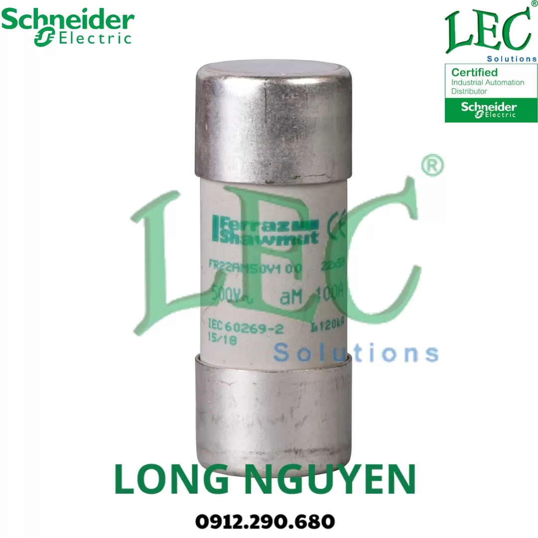 Cầu chì ống DF2FA125 FUSE 10x38 125A
