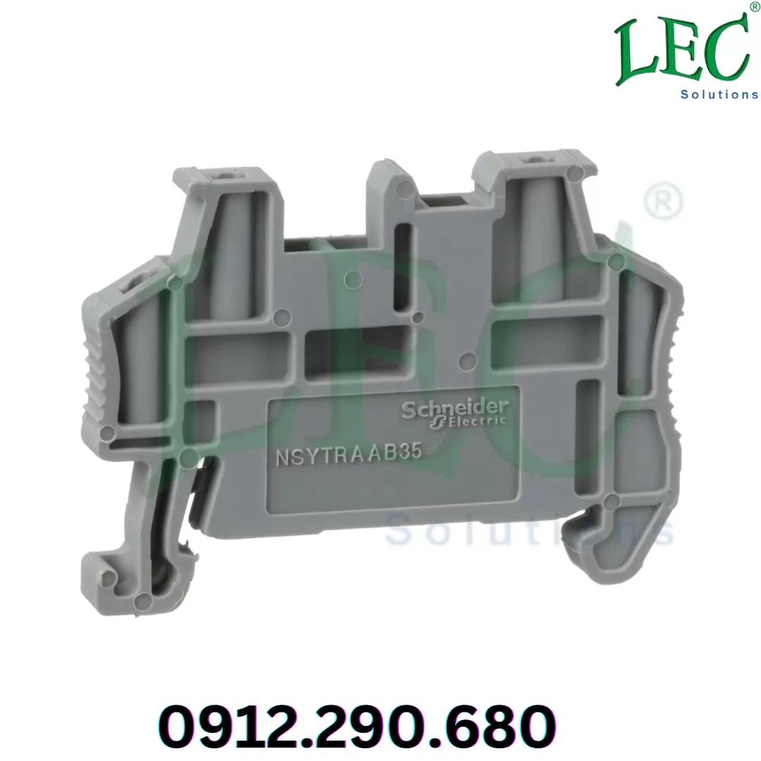 Chặn cuối, Linergy TR, gắn vào thanh ray din 15 mm, chiều rộng 5,2 mm, có thể đánh dấu.