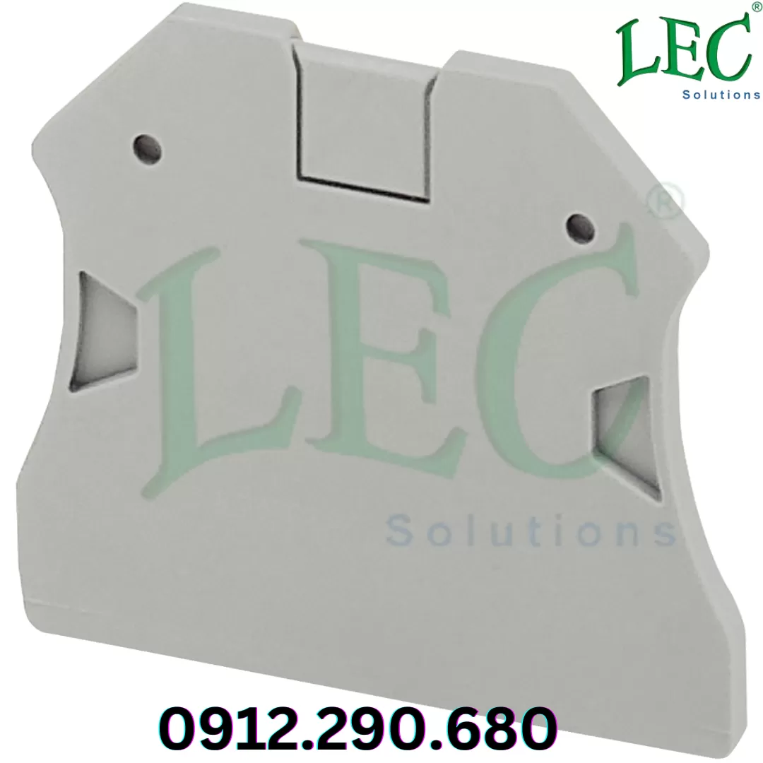 Cover plate, Linergy TR, 2 points, 2.2mm width, for spring terminals NSYTRR42, 4mm², grey, Set of 50.