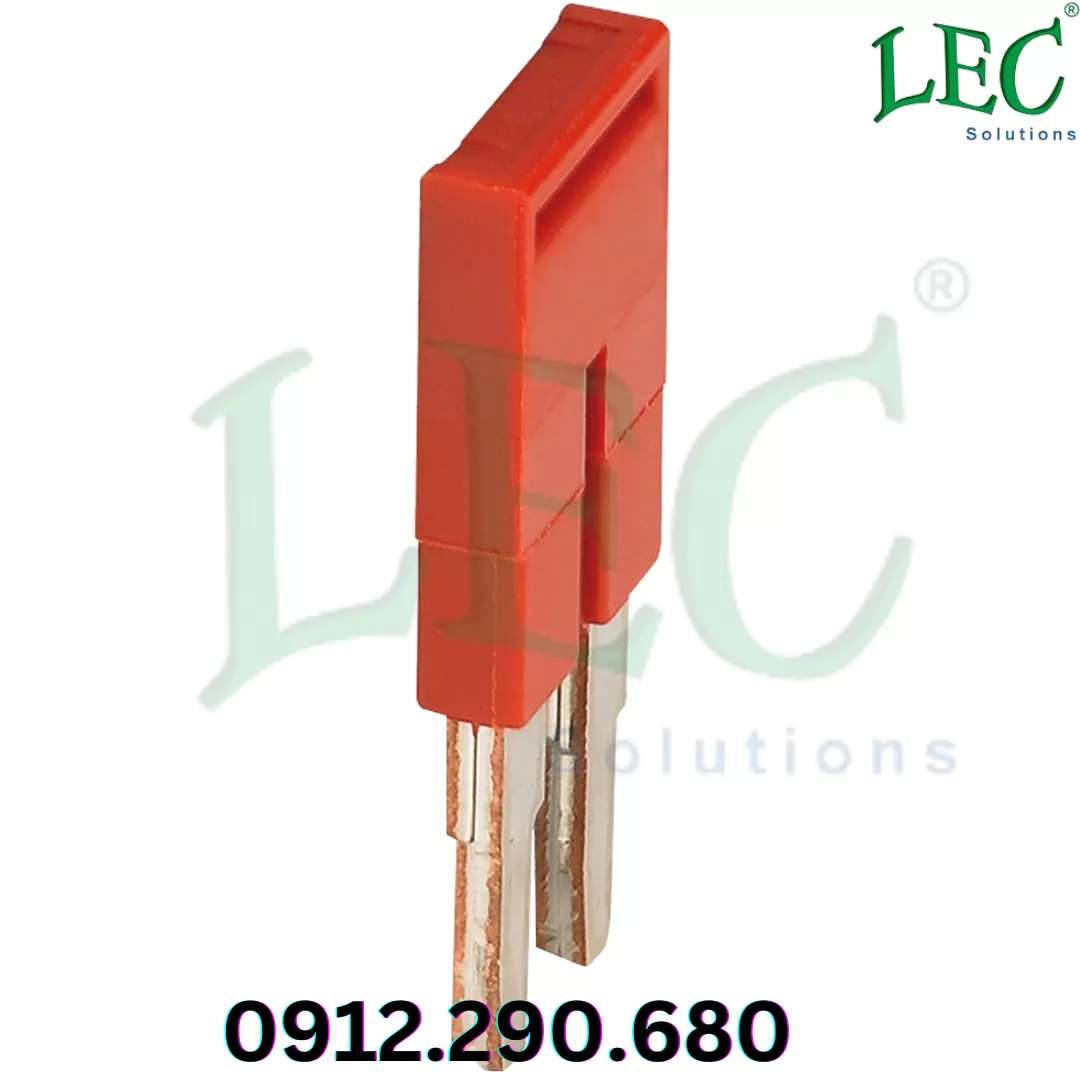 Cầu cắm, Linergy TR, 20 điểm, cho khối đầu cuối 4mm², màu đỏ, 20 chiều, bộ 10.