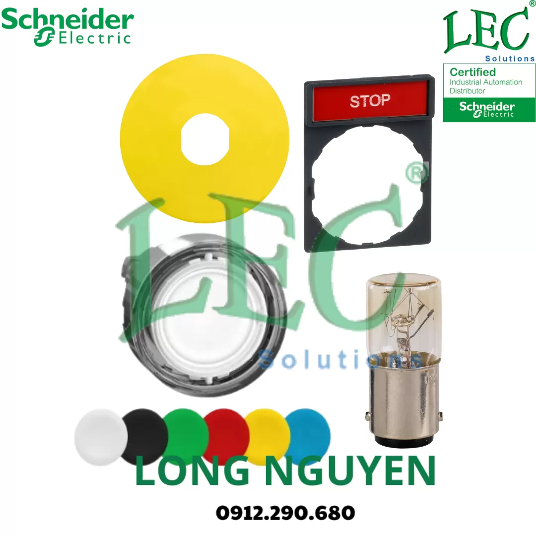 ZB4BV063 - Phụ kiện nút nhấn đèn báo