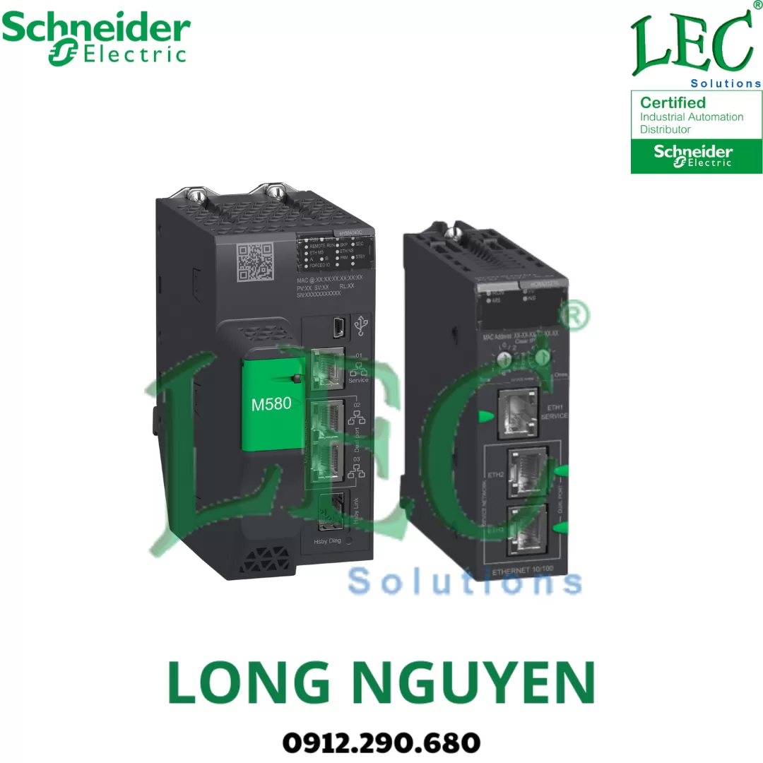 BMENOC0301C - mô-đun mạng, Modicon M580, Ethernet IPModbus TCP