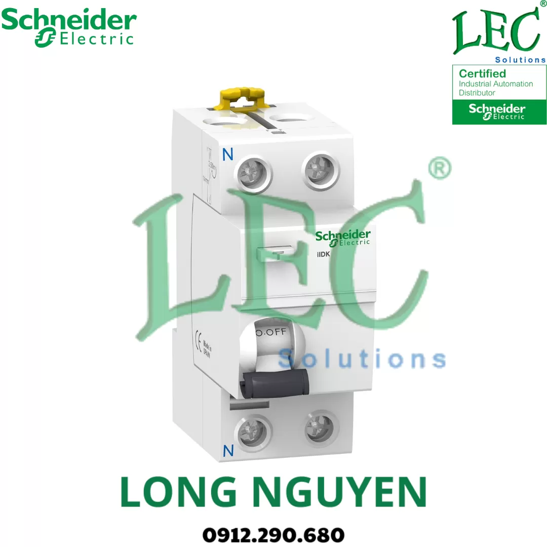A9R71263 - Cầu dao chống giật (RCCB) Acti9 IID 2P 63A 30MA AC