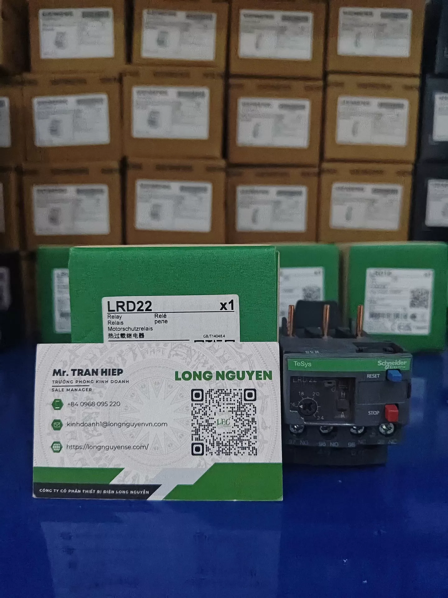 Relay nhiệt LRD22 TESYS D  16-24A CL10A
