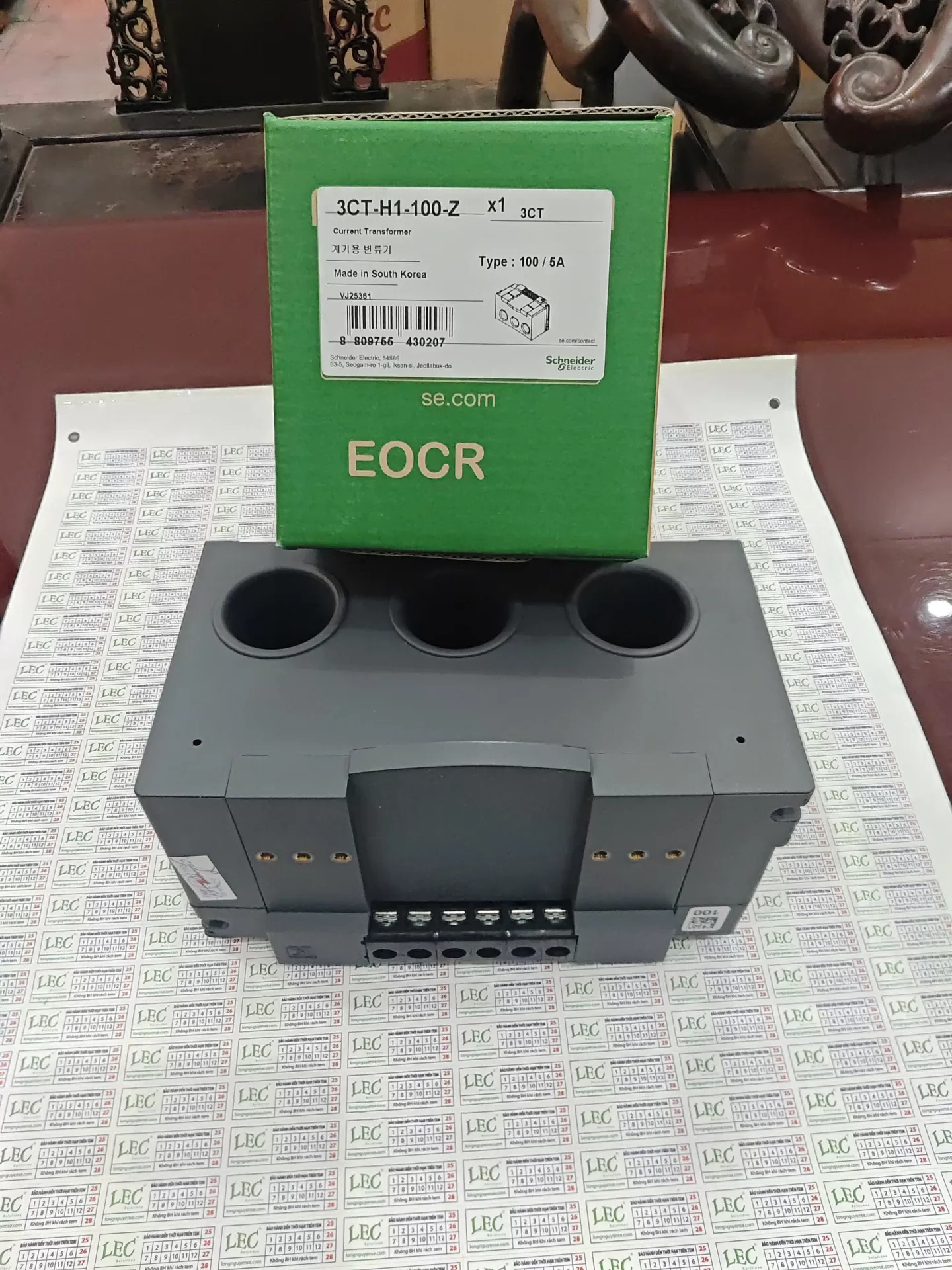 Biến dòng 3CT-H1-100-Z 100/5A Class1 5VA