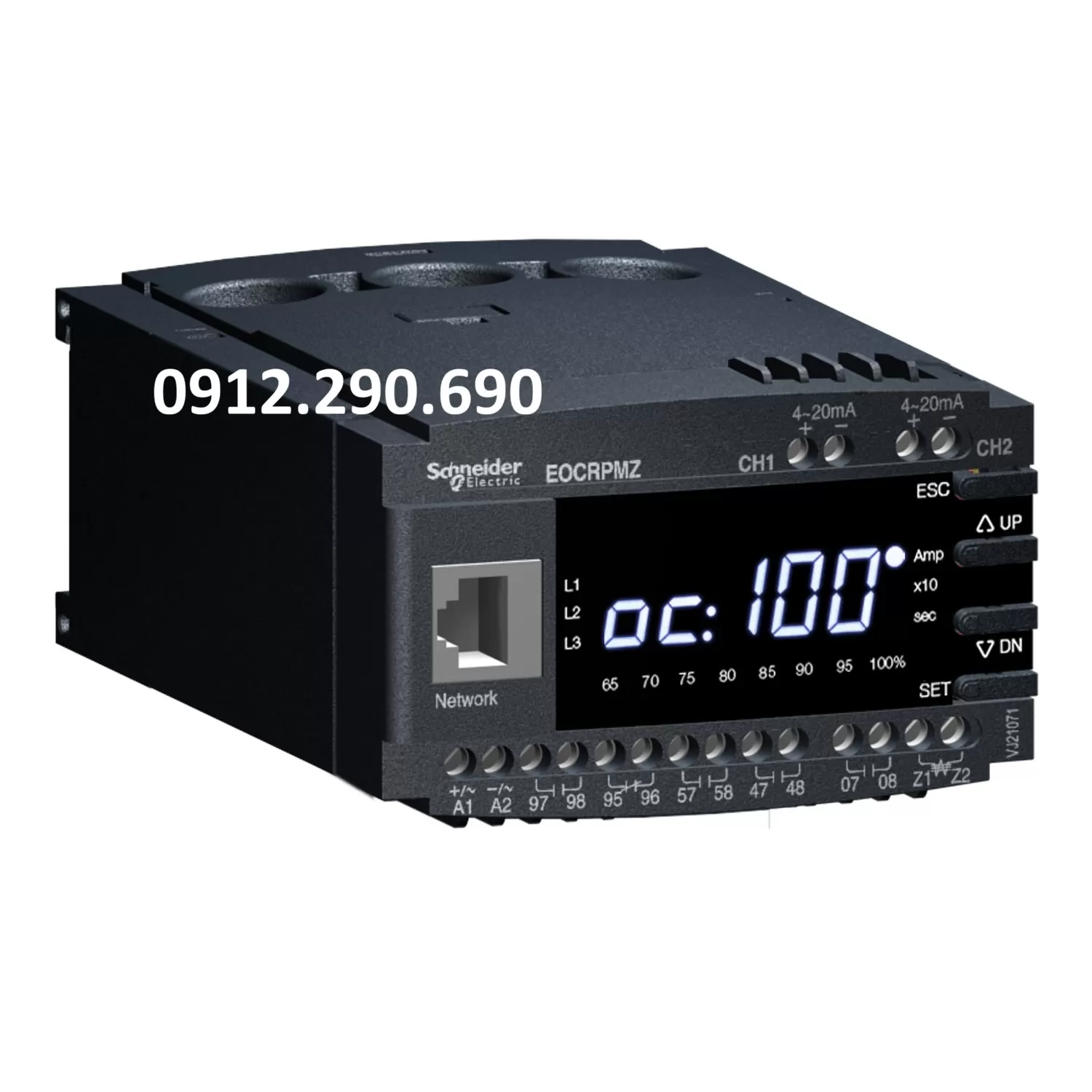 Rơ le bảo vệ đa chức năng EOCRPMZ 0.5~60A - 85~250V AC/DC