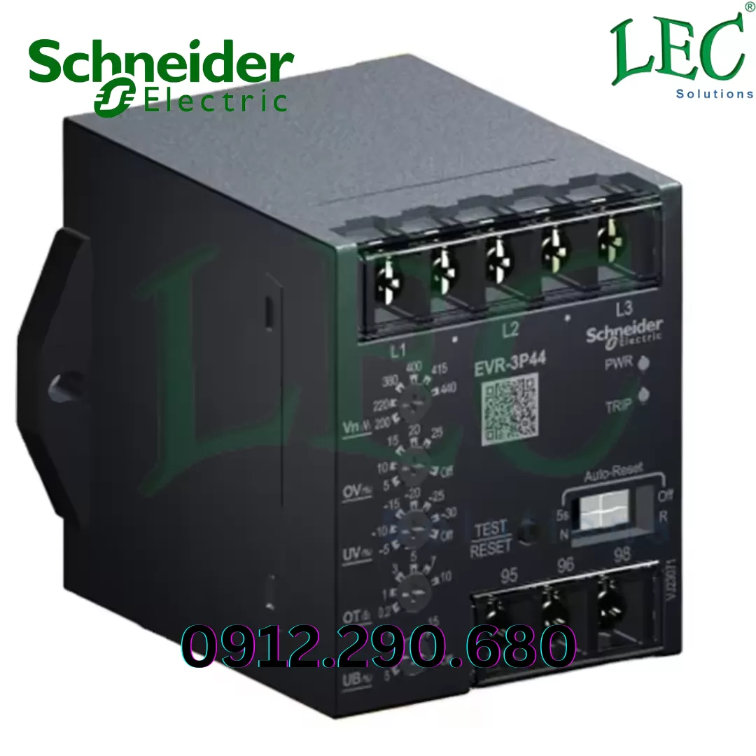 Rơ le bảo vệ điện tử EVR-1P22 Schneider