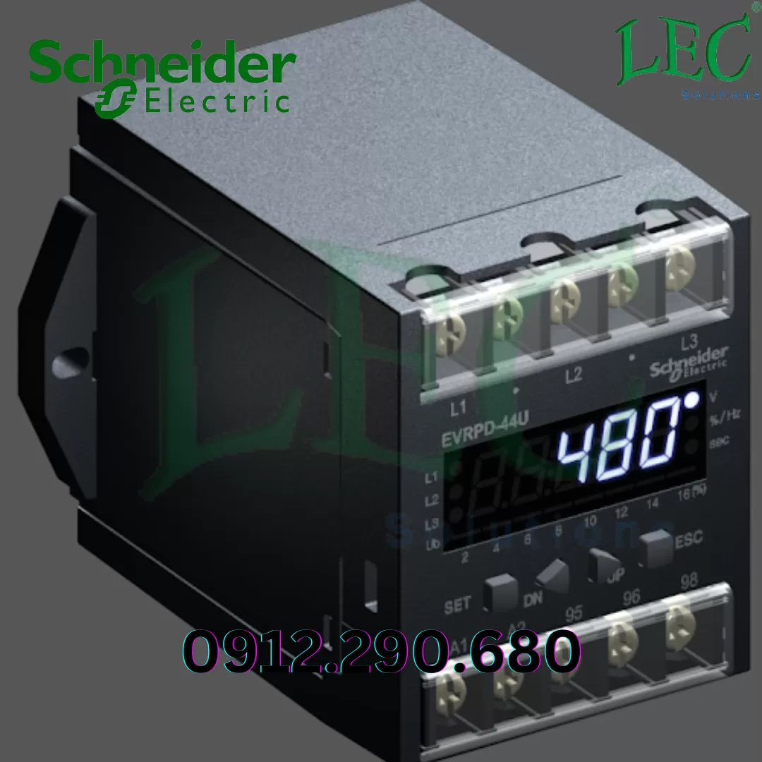Rơ le bảo vệ điện tử EVRPD-44U Schneider