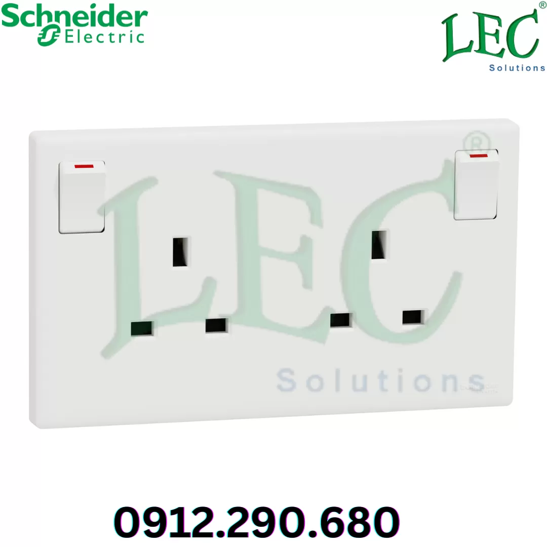 KBN15_IS_WE Bộ ổ cắm Vivace E đơn đa năng 16A có công tắc Vivace E