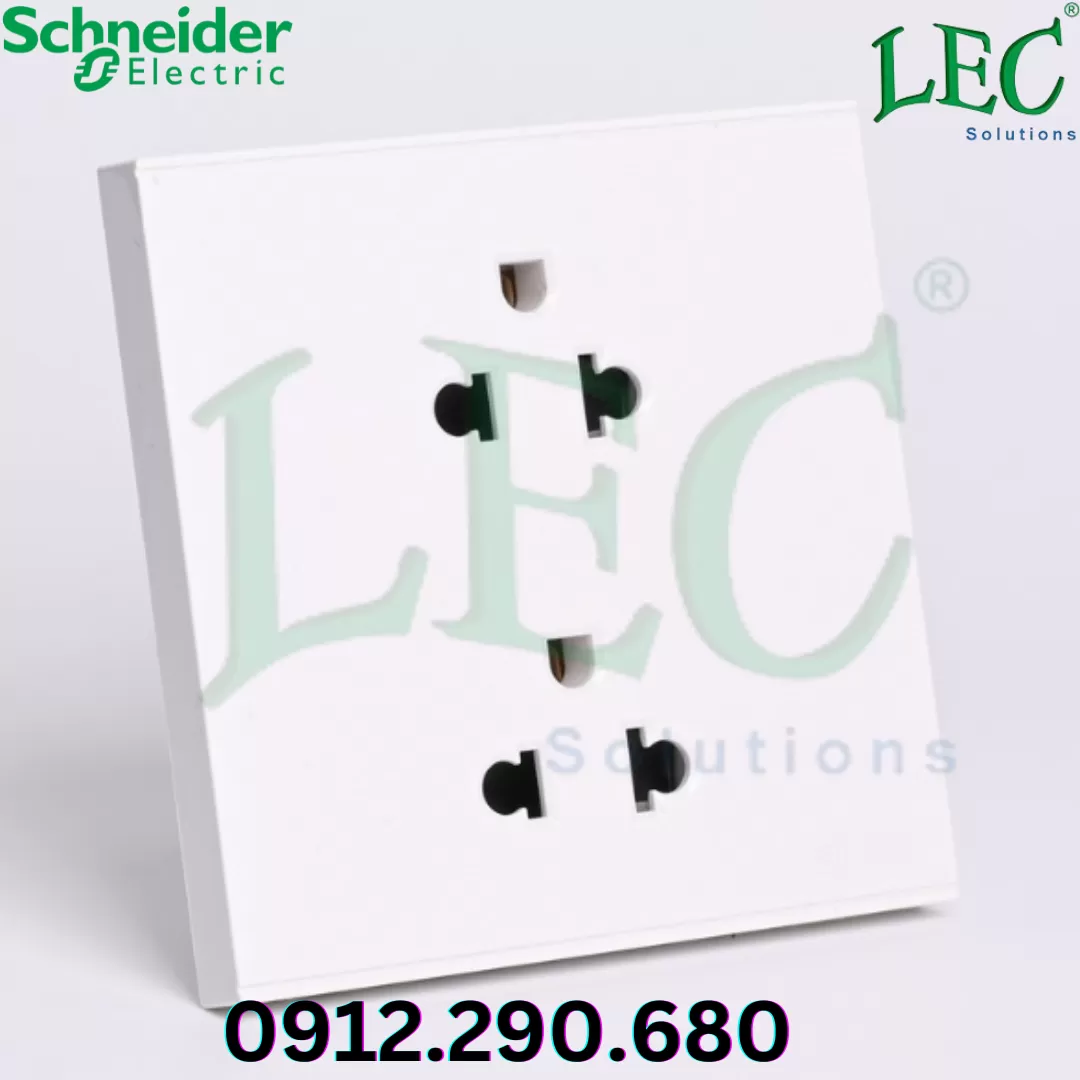 KBNT426UEST_WE_G19 Bộ ổ cắm Vivace E đôi 3 chấu 16A