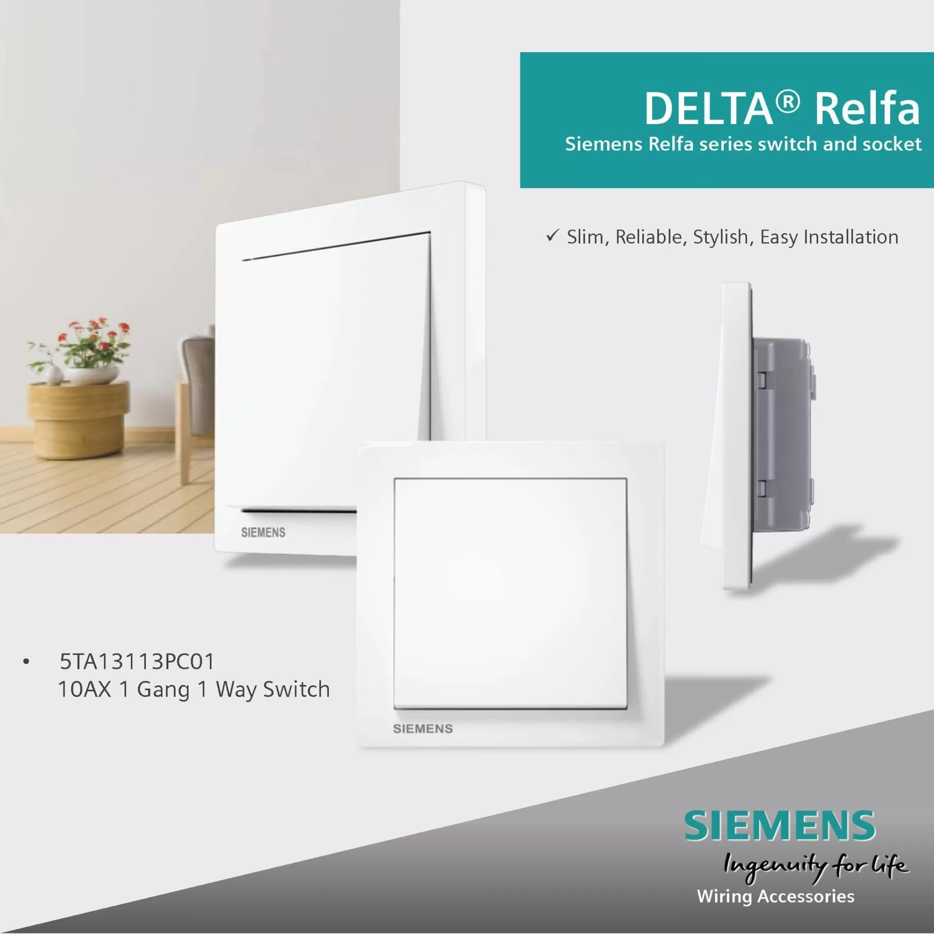 Bảng Giá Công Tắc Ổ Cắm Siemens Chính Hãng Mới Nhất