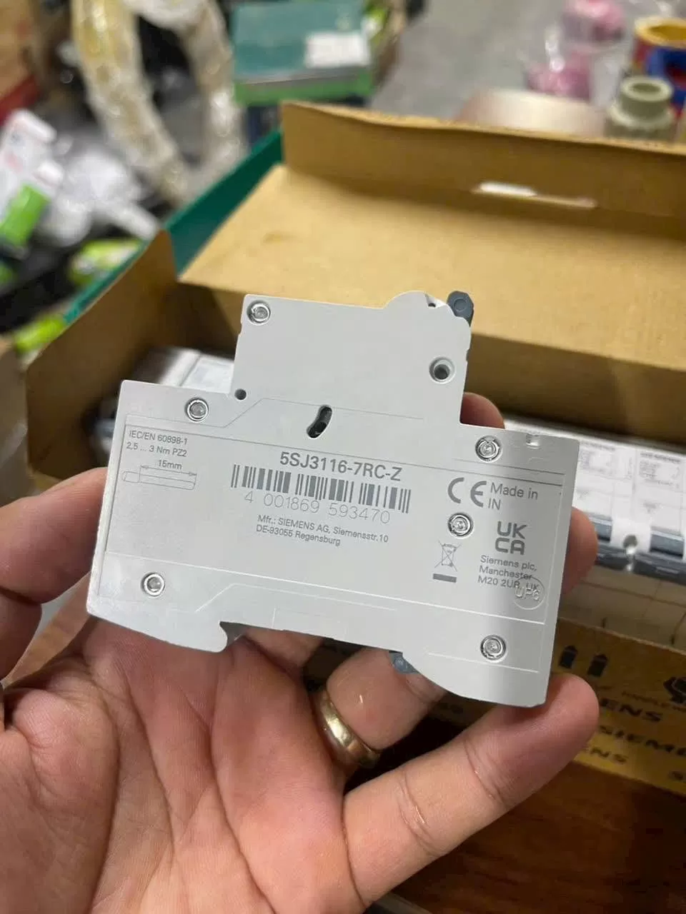 5SJ3116-7RC Aptomat MCB Siemens 5SJ 1P 16A 4,5kA