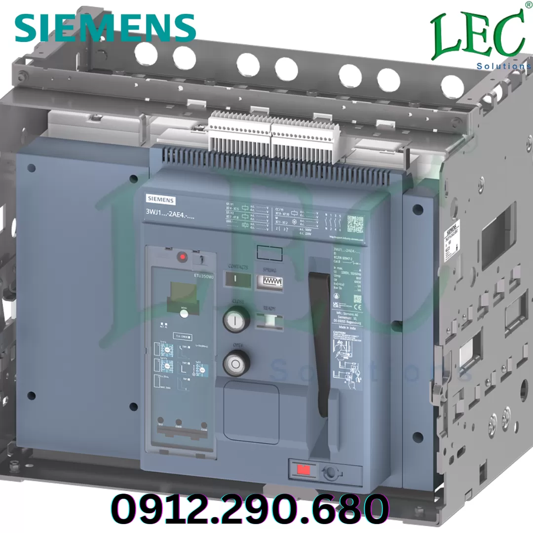 Máy cắt không khí Siemens 3WJ1 4P 4000A 55kA L-S-I-G Draw