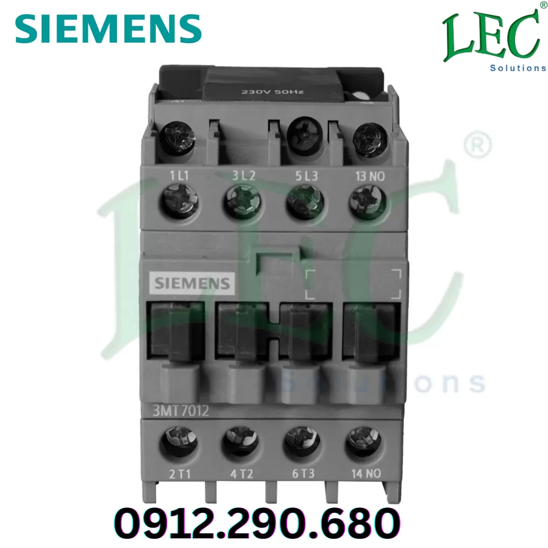 Khởi động từ 3MT7012-0AA01-0AN2 3P 12A 1 NC coil 220VAC