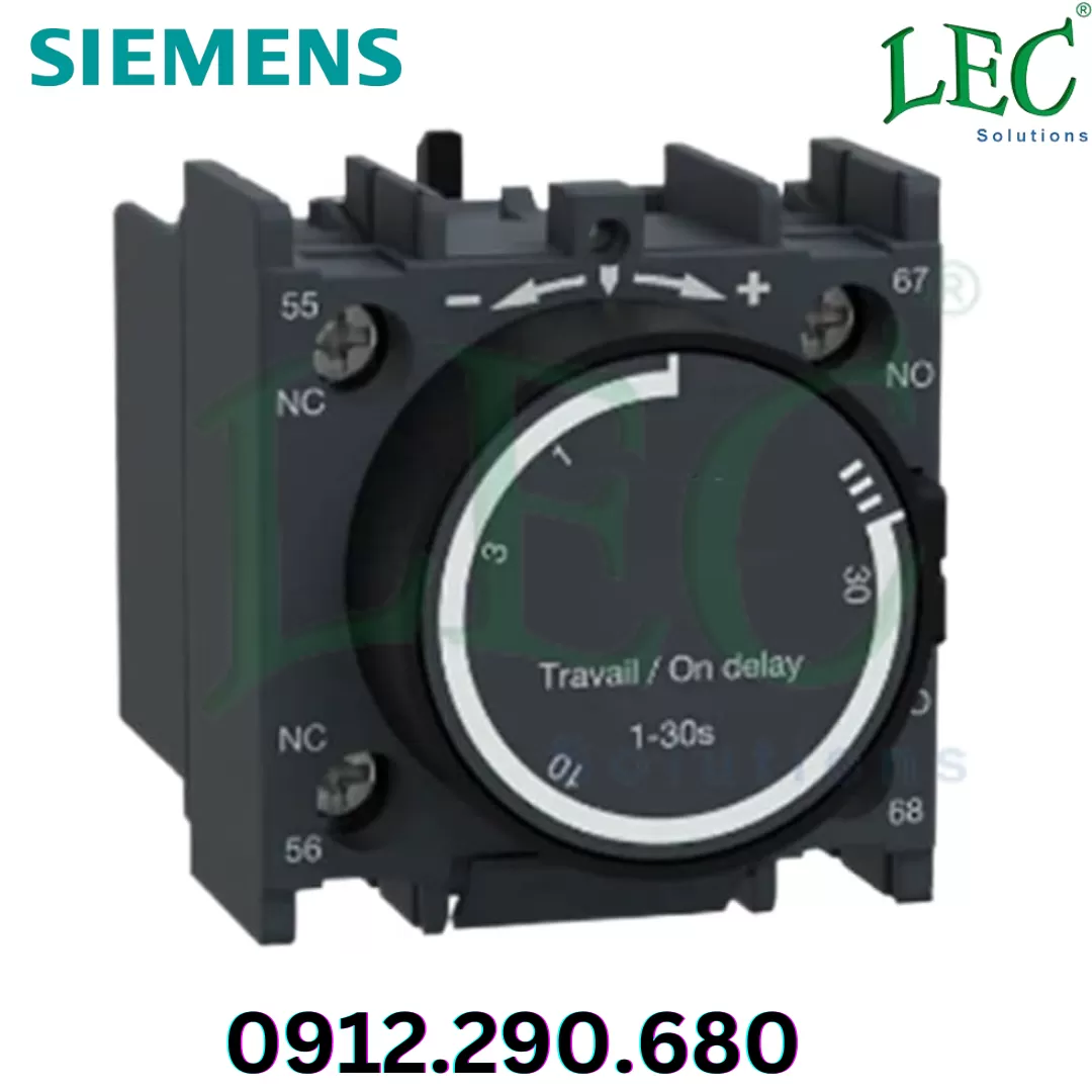 Bộ định thời gian (gắn trên đỉnh) 3MT7900-0PF30 Off delay 10-180s 1 NO + 1 NC