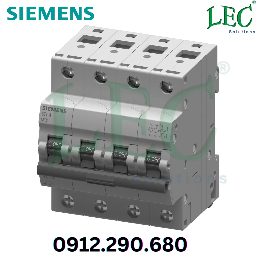 MCB 5TJ3450-7 Siemens 4P 50A 4.5kA