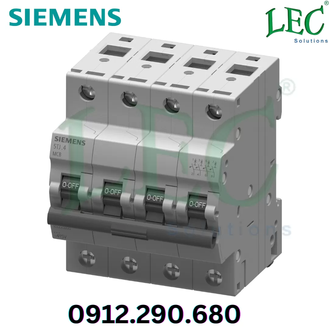 MCB 5TJ4463-7 Siemens 4P 63A 10kA