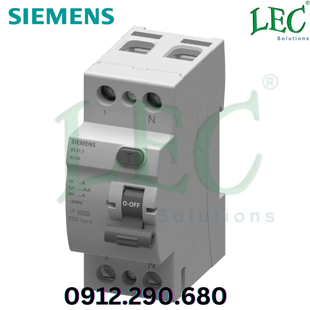 RCCB 5TJ7612-0 Siemens 2P 25A 6kA 300mA
