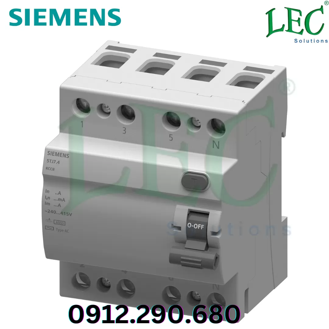 RCCB 5TJ7641-0 Siemens 4P 16A 6kA