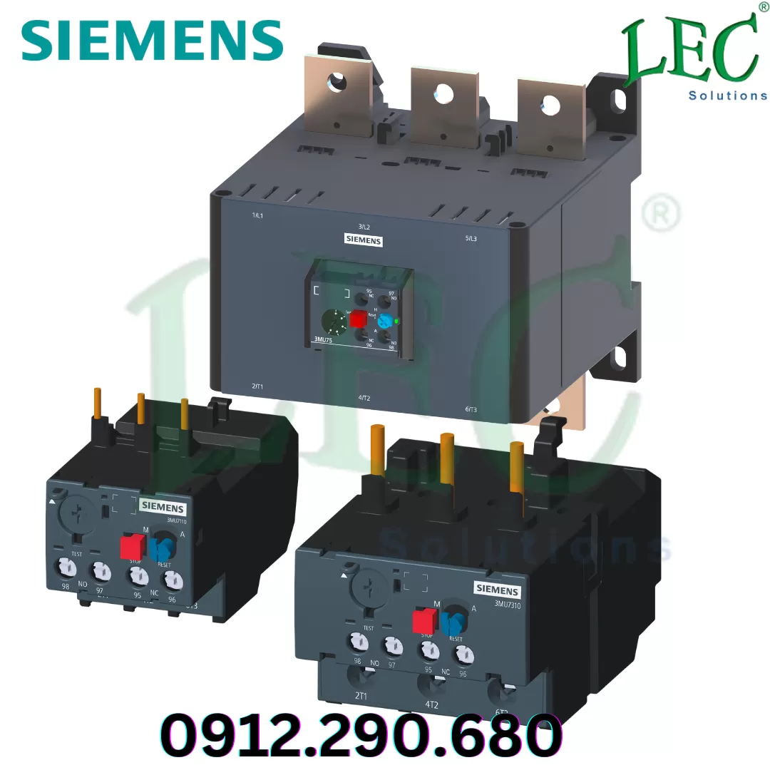3MU7510-4AA1 Rơ le nhiệt Siemens 312-500A Class 10A
