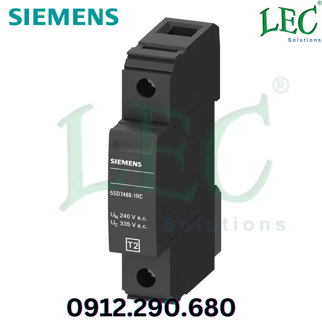 5SD7461-0RC Chống sét lan truyền siemens type 2 1P 40kA 350V TNS/TT