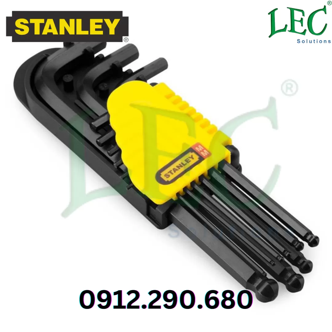 Bộ Cây Vặn Lục Giác Đầu Bi 12 Chi Tiết Hệ Inch Stanley 69-257