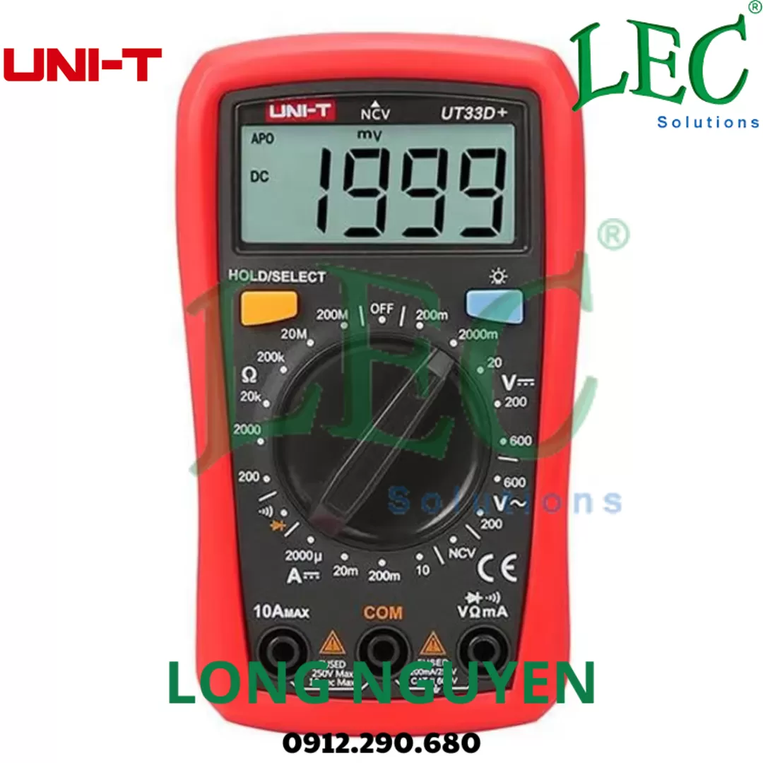 Đồng hồ vạn năng kỹ thuật số UNI-T UT61E+ plus